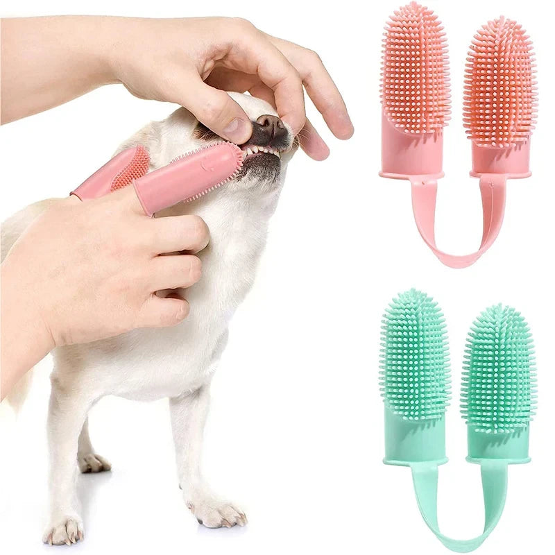 Pooch Double Finger Toothbrush